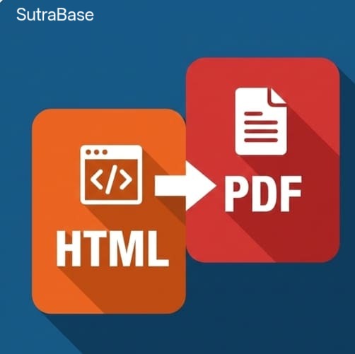 HTML Code to PDF Converter